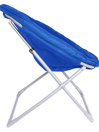 SILLA REDONDA PLEGABLE AZUL