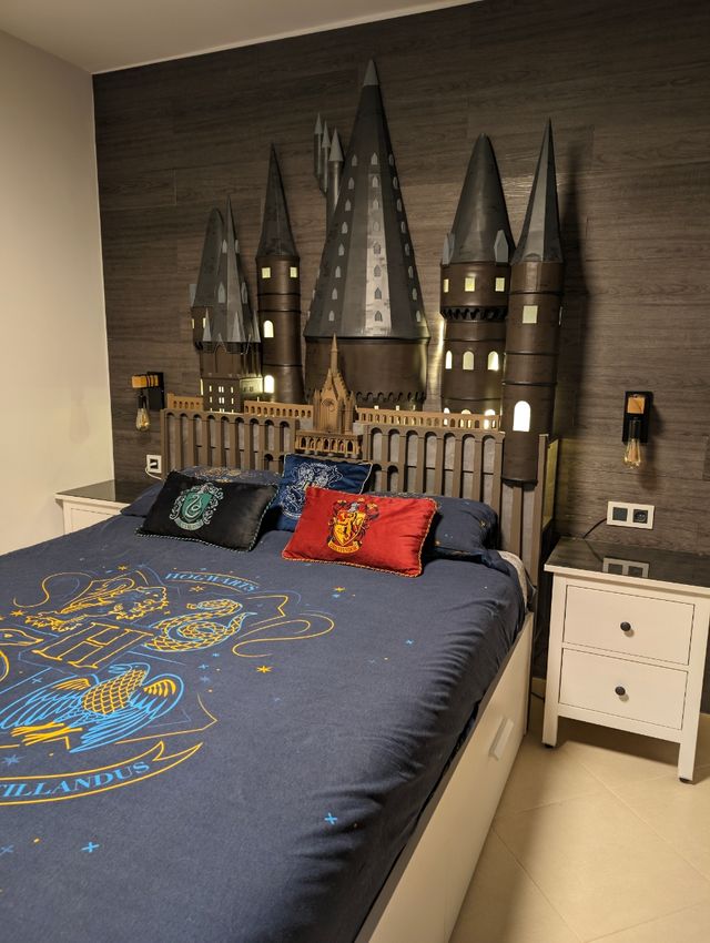 Harry Potter - cabecero temático Hogwarts