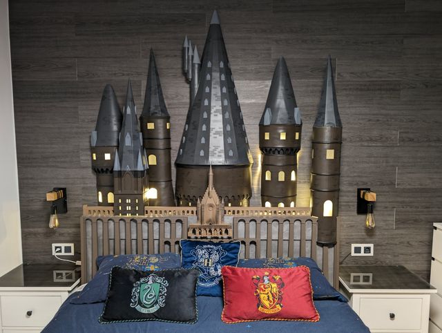 Harry Potter - cabecero temático Hogwarts
