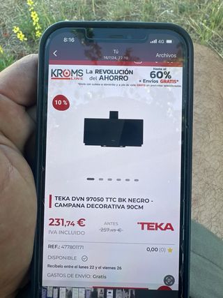 Campana teka dvn 97050