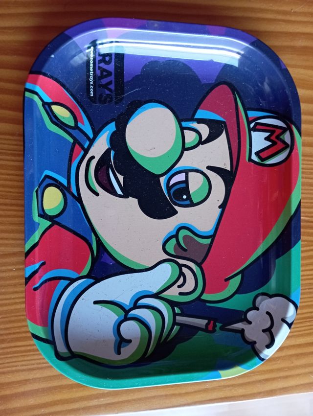 Bandejita fumador Mario Bross