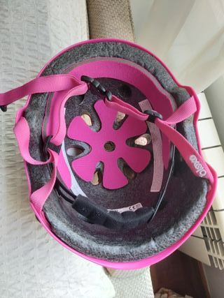 Casco patines niña OXELO Play 3 Pink 55-58 cm