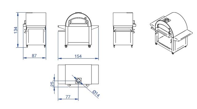 HORNO DE LEÑA 4 MORI