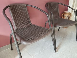 2 Sedie da esterno poltrone da giardino 