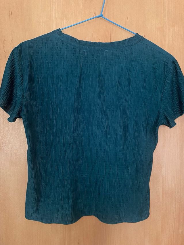 Top efecto metalizado