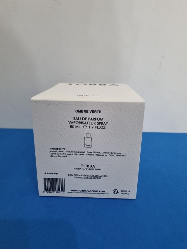 perfume ombre verte de tobba 50 ml