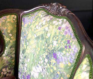 Sillones antiguos estilo isabelino restaurados