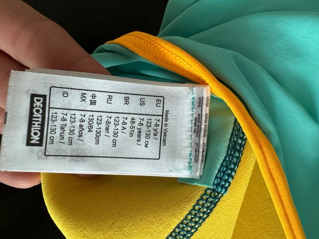 Decathlon maglietta anti uv termica bambino