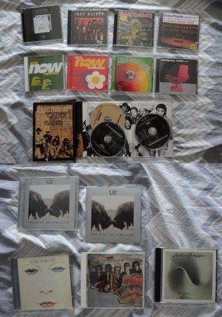 CD Tangerine Dream, U2,  Iron Maiden e altri