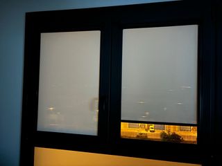 Estor Corti Glass Screen blanco lino - nuevo