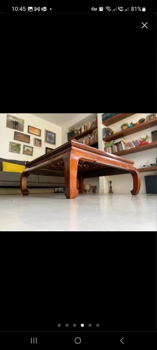 Mesa centro estilo oriental