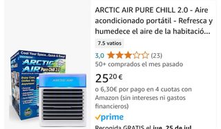 Ventilador Artic air ultra aire