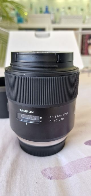 Objetivo Tamron 85 mm 1.8 para Canon