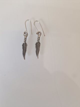 Pendientes de pluma