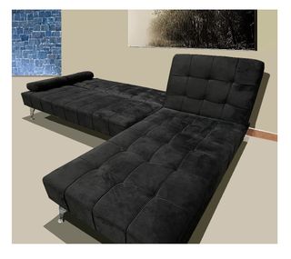 Sofa reversible en terciopelo