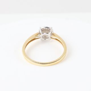 Anillo oro con brillantes
