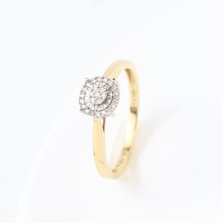 Anillo oro con brillantes