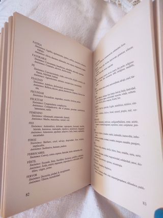 Sinónimos y antónimos