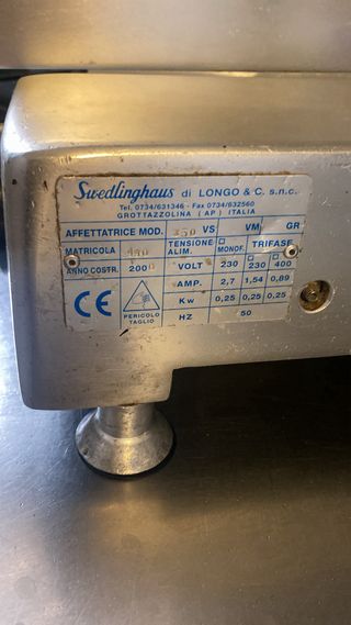 Affettatrice Siedlinghaus 350 VS