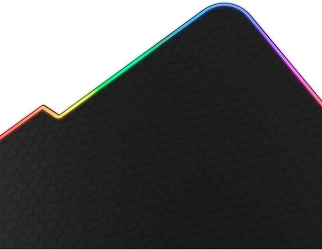 Mousepad superficie rígida RGB gaming