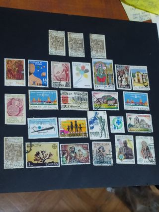 168 sellos Españoles de colección