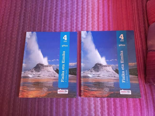 Quarti libri di testo Euskera dell'ESO