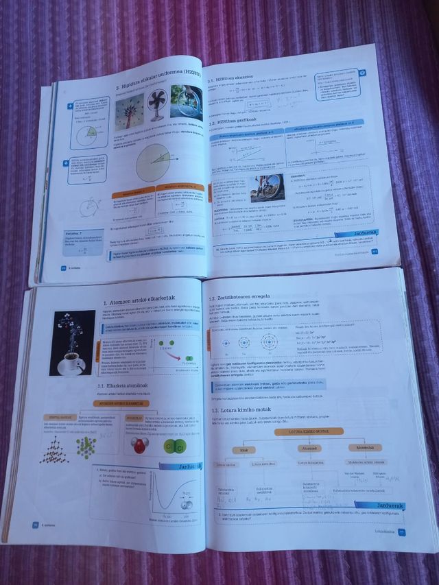 Quarti libri di testo Euskera dell'ESO