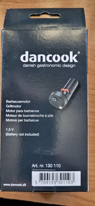 Motor para barbacoa a pilas