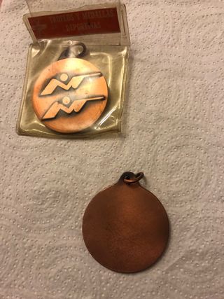 Medallas deportivas vintage bronce nuevas