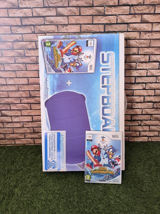 Tabla WiiBoard + Mario y Sonic Wii