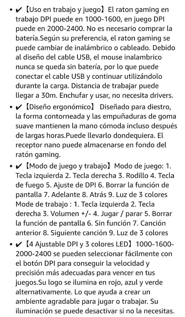 Ratón inalámbrico P