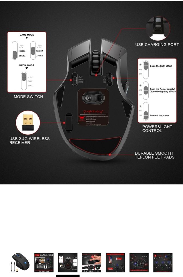 Ratón inalámbrico P