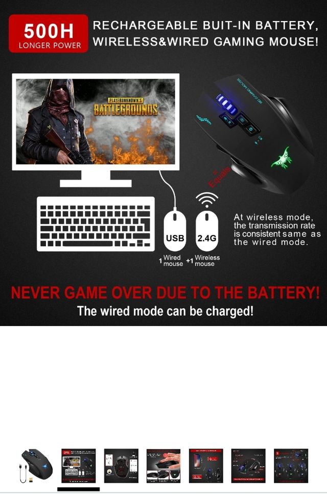 Ratón inalámbrico P