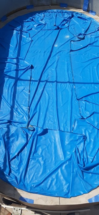 Piscina chapa marrón 3,75 x 6,10 x 120