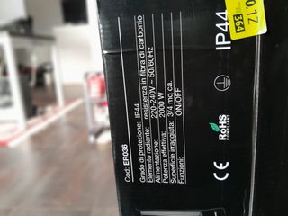 Stufa a torre con resistenza al carbonio