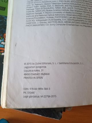 Libro Físika y kimika  3de la eso 