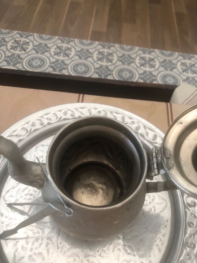 Juego de té árabe artesanal nuevo a estrenar
