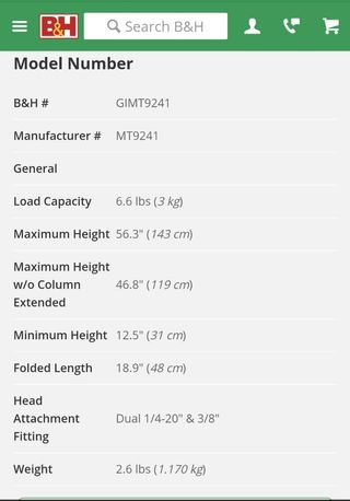 Trípode Giottos - MT 9241
