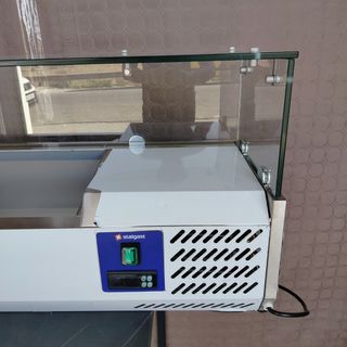 🏰CM✜ Vitrinas Ingredientes Cristal recto