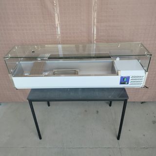 🏰CM✜ Vitrinas Ingredientes Cristal recto