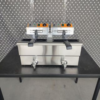 🦁​ BA ╬ Freidora Doble ╬ 5+5 LT + grifo