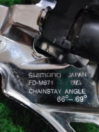 Desviador platos Shimano 2x10 slx