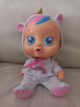 Bebe llorón unicornio