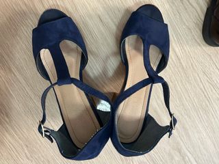 TACON AZUL MARINO MUJER