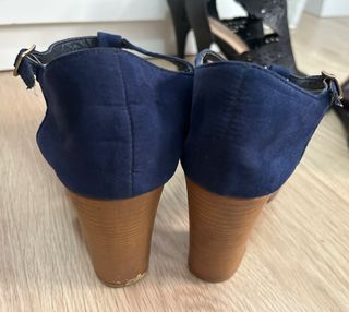 TACON AZUL MARINO MUJER