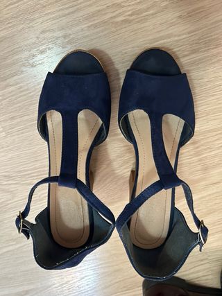 TACON AZUL MARINO MUJER