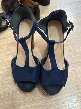 TACON AZUL MARINO MUJER