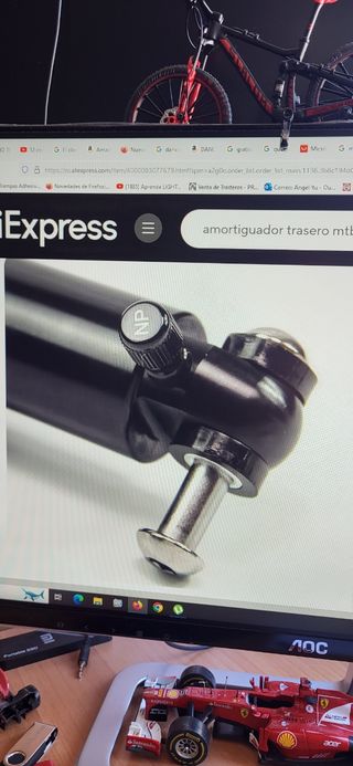 2 Amortiguadores trasero de aire 190mm190