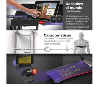 Cinta caminar o correr plegable casi nueva