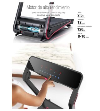 Cinta caminar o correr plegable casi nueva